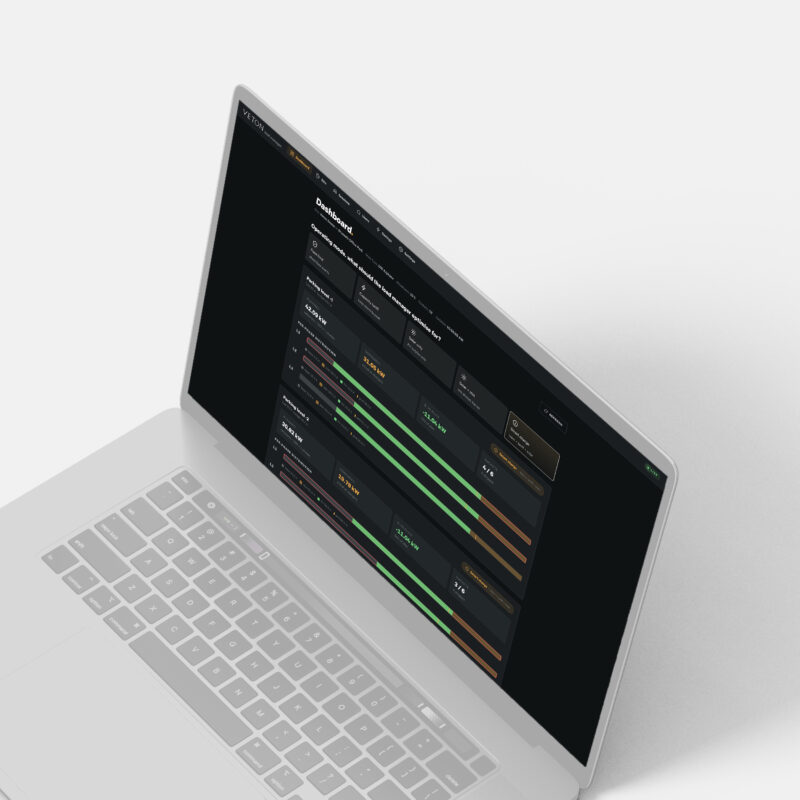 Veton App – Dashboard